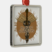 Ornament van de Caduceus Square plastic chirurg (Rechts)