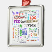 Ornament van de Collage van Word van de ham past (Links)