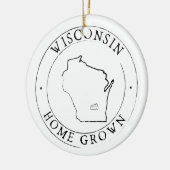 Ornament van de deelstaat Wisconsin (Links)
