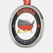 Ornament van de Duitse Amerikaanse vlaggen (Links)