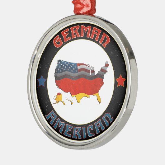 Ornament van de Duitse Amerikaanse vlaggen (Links)