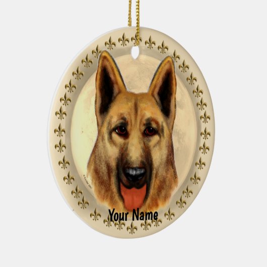 Ornament van de Duitse herder (Rechts)