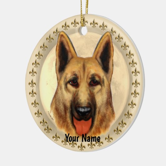 Ornament van de Duitse herder (Links)