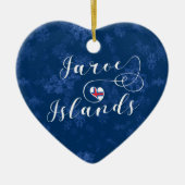 Ornament van de Faeröer - Hart, kerstboom (Voorkant)