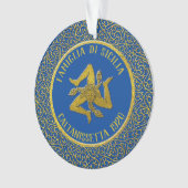 Ornament van de familie Heratige Sicilian Trinacri (voorkant)