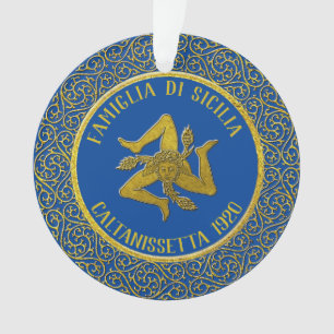 Ornament van de familie Heratige Sicilian Trinacri