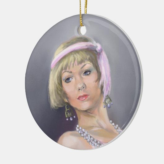 Ornament van de flappercirkel van Springtime (Links)