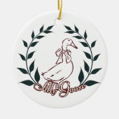 ornament van de gekke gans (Voorkant)