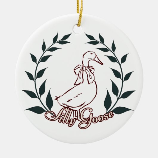 ornament van de gekke gans (Voorkant)