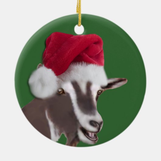 Ornament van de Goat Holiday (Achterkant)