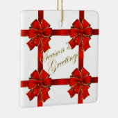 Ornament van de groeten van de Roodbaarzen van de  (Rechts)