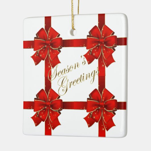 Ornament van de groeten van de Roodbaarzen van de  (Links)