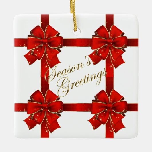 Ornament van de groeten van de Roodbaarzen van de  (Voorkant)