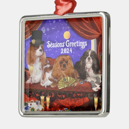 Ornament van de Hondenpartij, Charles Cavalier Spa (Links)