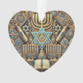 Ornament van de joodse herdenking (achterkant)