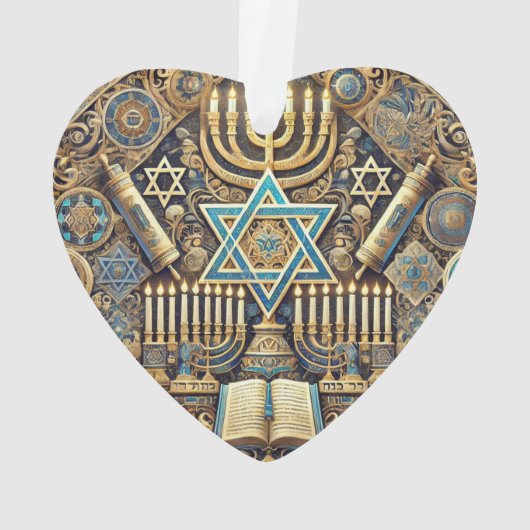 Ornament van de joodse herdenking (achterkant)