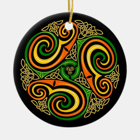 ornament van de keltische spiraalvormers (Voorkant)