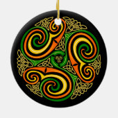 ornament van de keltische spiraalvormers (Achterkant)