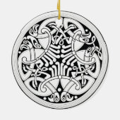 ornament van de Keltische vogels (Achterkant)