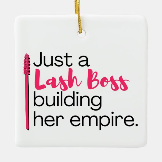 Ornament van de keramische stof Lash Boss (Voorkant)