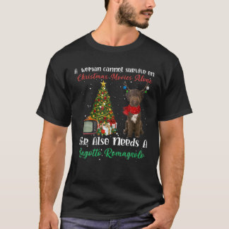 Ornament van de kerstboom Lagotto Romagnolo Reinde T-shirt