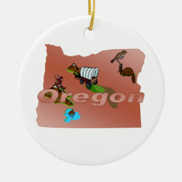 Ornament van de kerstboom Oregon
