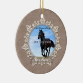 Ornament van de Lace Pet Horse Memorial (Rechts)