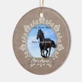  Ornament van de Lace Pet Horse Memorial (Links)