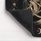 Ornament van de Life Pentagram Moon Muismat (Hoek)