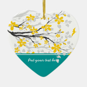 Ornament van de Magnolia-tak en bloemen