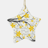 Ornament van de Magnolia-tak en bloemen (Rechts)