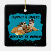 Ornament van de monsters van Mayhem (Achterkant)