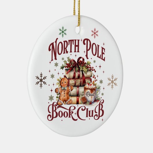Ornament van de North Pole Book Club (Rechts)
