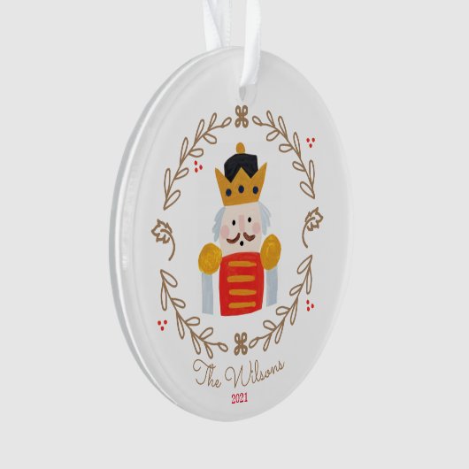 Ornament van de Nutkraker Prins (voorkant)