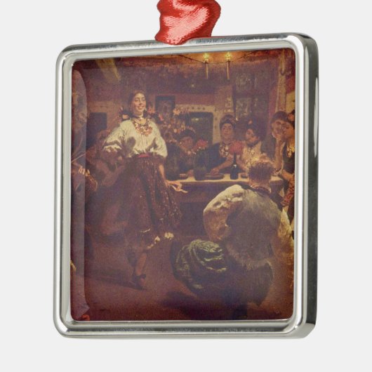 Ornament van de Oekraïense kerstdans (Links)