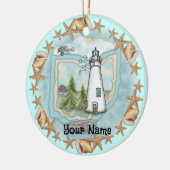 Ornament van de Ohio Shells Lighthouse (Links)