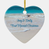 Ornament van de Pas getrouwd van de Tropische Wate (Voorkant)