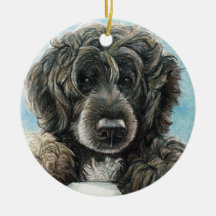 Ornament van de Portugese waterhond