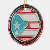 Ornament van de Puerto Ricaanse vlag (Links)