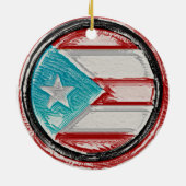 Ornament van de Puerto Ricaanse vlag (Achterkant)