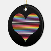 Ornament van de regenbooglintkabel voor hartcirkel (Links)