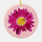 Ornament van de roze madeliefje (Achterkant)