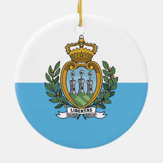 Ornament van de Sammarinese vlag (Achterkant)