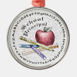 Ornament van de schoolhoofdronde