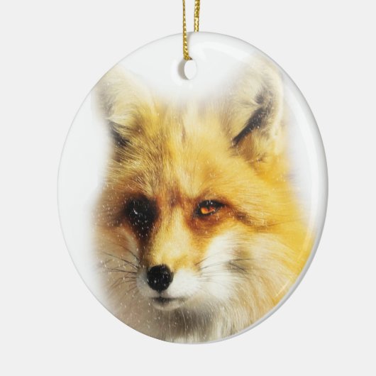 Ornament van de schoonheidsvos- en sneeuwwinter (Links)