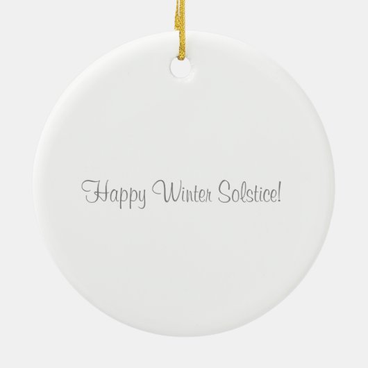 Ornament van de schoonheidsvos- en sneeuwwinter (Achterkant)