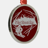 Ornament van de skilifhoogte van Breckenridge Colo (Rechts)