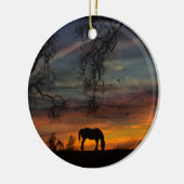 Ornament van de Southwestern Horse (Links)