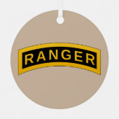 Ornament van de tab Metal van de Army Ranger Schoo (Voorkant)