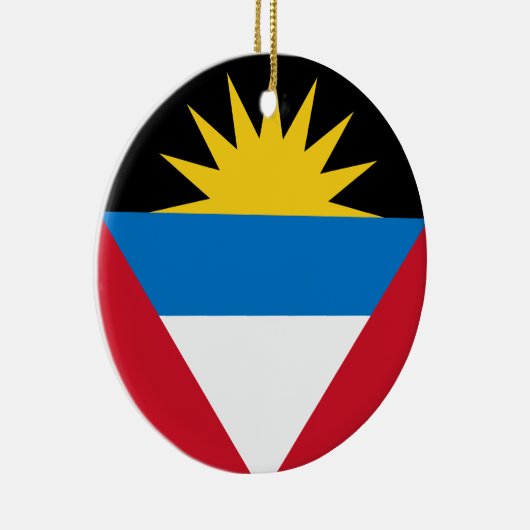 ornament van de vlag van antigua en barbuda (Rechts)